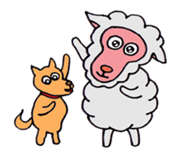 Sheep of Sally and friends sticker #2978828