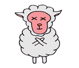 Sheep of Sally and friends sticker #2978829