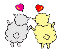Sheep of Sally and friends sticker #2978832