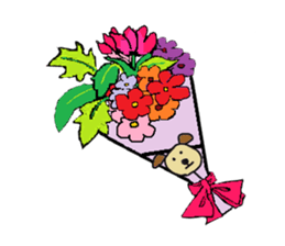 Toy poodle Waffle's lifestyle sticker #2980636