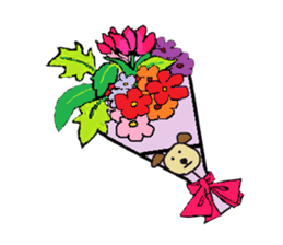 Toy poodle Waffle's lifestyle sticker #2980636