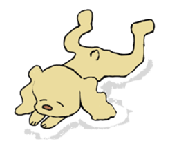 Toy poodle Waffle's lifestyle sticker #2980638