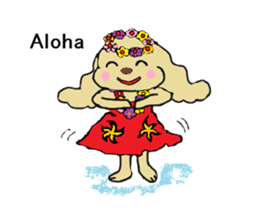 Toy poodle Waffle's lifestyle sticker #2980642