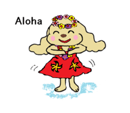 Toy poodle Waffle's lifestyle sticker #2980642