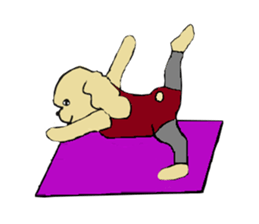 Toy poodle Waffle's lifestyle sticker #2980649