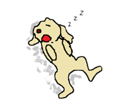 Toy poodle Waffle's lifestyle sticker #2980655