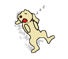 Toy poodle Waffle's lifestyle sticker #2980655