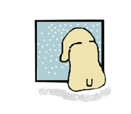 Toy poodle Waffle's lifestyle sticker #2980659