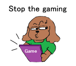 Toy poodle Waffle's lifestyle sticker #2980667