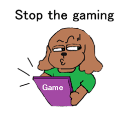 Toy poodle Waffle's lifestyle sticker #2980667