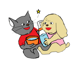 Toy poodle Waffle's lifestyle sticker #2980668