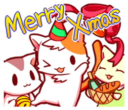 Meow mew world in Christmastime sticker #2981118