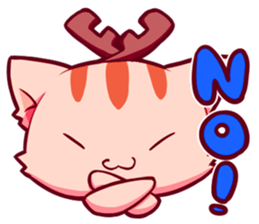 Meow mew world in Christmastime sticker #2981120