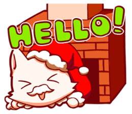 Meow mew world in Christmastime sticker #2981121