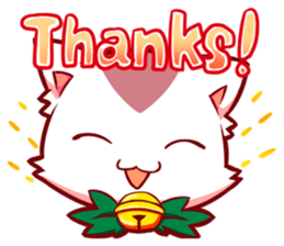 Meow mew world in Christmastime sticker #2981122