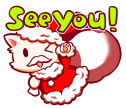 Meow mew world in Christmastime sticker #2981125