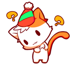 Meow mew world in Christmastime sticker #2981128