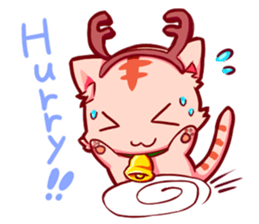 Meow mew world in Christmastime sticker #2981134