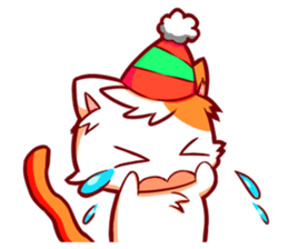 Meow mew world in Christmastime sticker #2981147