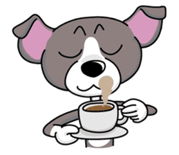 Italian Greyhound named Gina. sticker #2981204