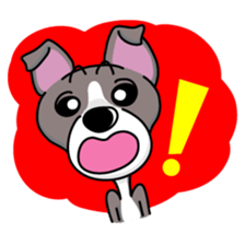 Italian Greyhound named Gina. sticker #2981206