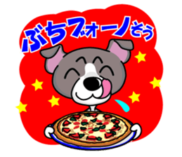 Italian Greyhound named Gina. sticker #2981208