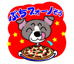 Italian Greyhound named Gina. sticker #2981208