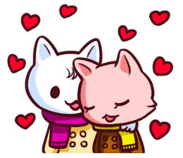 Meow mew world in Winter sticker #2981319