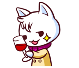 Meow mew world in Winter sticker #2981320