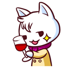 Meow mew world in Winter sticker #2981320