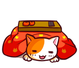 Meow mew world in Winter sticker #2981323