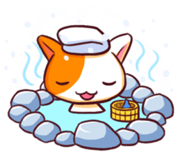 Meow mew world in Winter sticker #2981341