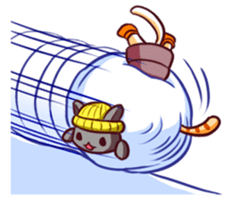 Meow mew world in Winter sticker #2981342