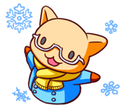 Meow mew world in Winter sticker #2981346