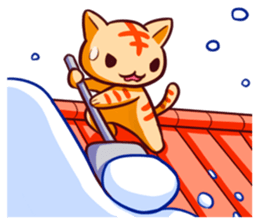 Meow mew world in Winter sticker #2981349