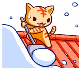 Meow mew world in Winter sticker #2981349