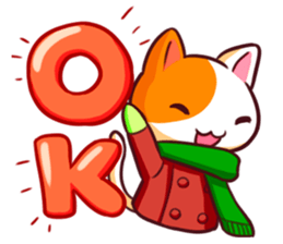 Meow mew world in Winter sticker #2981350