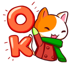 Meow mew world in Winter sticker #2981350