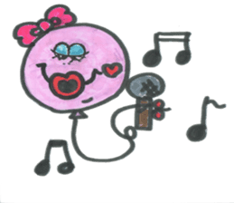 funny balloons sticker #2981697