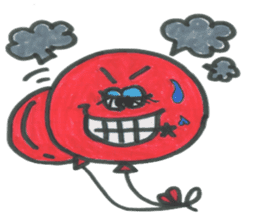 funny balloons sticker #2981699