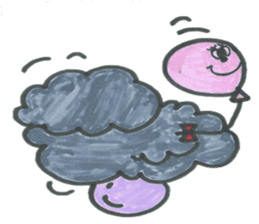 funny balloons sticker #2981703