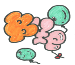 funny balloons sticker #2981706