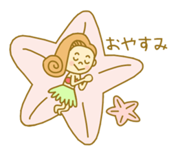 I love Hawaii ! Bride for stamp sticker #2981994