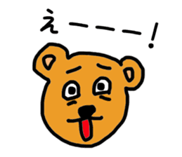 cute bear sticker sticker #2982040