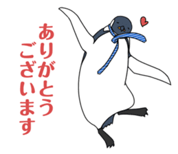 Gentleman Penguin Nietzsche sticker #2982357