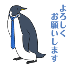 Gentleman Penguin Nietzsche sticker #2982358