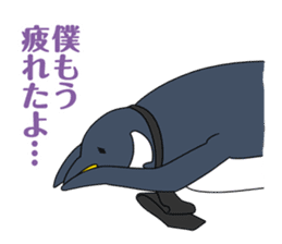 Gentleman Penguin Nietzsche sticker #2982367