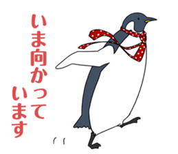 Gentleman Penguin Nietzsche sticker #2982371