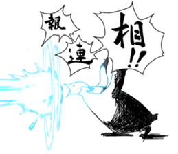 Gentleman Penguin Nietzsche sticker #2982378