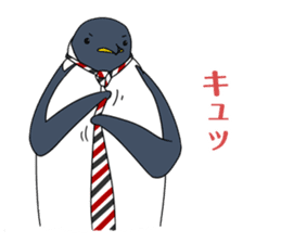 Gentleman Penguin Nietzsche sticker #2982381
